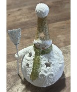 Yankee Candle 6&quot; Snowman Tealight Holder Lantern Winter - Original Stickers - €12,35 EUR