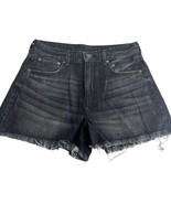 american eagle Super high rise Festival Black jean shorts Size 8 - $19.79