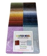 Strip-Pies Winter Wool Cotton Prints Benartex 2.5&quot; Strips Fabric Precuts... - $54.97