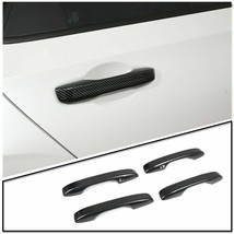 For 2022-23 Honda Civic Carbon Fiber Door Handle Cover Trim Overlay Cap Set 4pc - £14.38 GBP