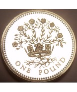Rare Proof Great Britain 1991 Pound~10,000 Minted~DECUS ET TUTAMEN~Free ... - £19.67 GBP