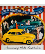 1941 Studebaker Champion Advertisement Automobilia Classic Luxury Car DWJ5A - €21,40 EUR