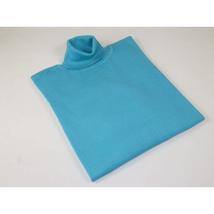 Men PRINCELY Turtle neck Sweater From Turkey Merino Wool 1011-80 Lt Turquoise image 2