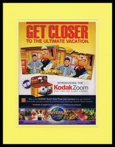 2005 Kodak Zoom / Popeye / Universal Orlando Framed 11x14 ORIGINAL Advertisement - £27.86 GBP