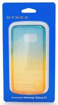 New Dynex Galaxy S7 Cell Phone Case BLUE/ORANGE Clear Transparent DX-MGS78FD - £4.61 GBP