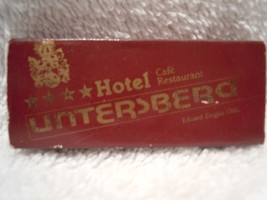 Hotel Untersbeba Cafe Restaurant Matchbook - $94.99 MXN