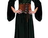 Deluxe Maid Marian Costume- Theatrical Quality (Large) Green and Brown - $209.99