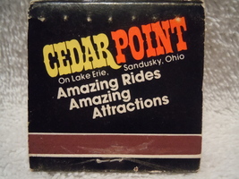 Cedar Point The amazement Park Ohio Matchbook - £7.07 GBP