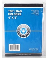 (25-Pack) CSP 4x6 Toploaders 4&quot; x 6&quot; Topload Rigid Card Holders Photo Po... - £8.57 GBP