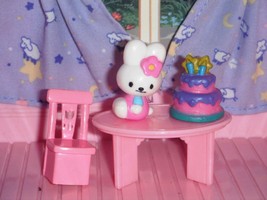 Miniature Birthday Cake Party Lot Lot fits Fisher Price Loving Family Dollhouse - £7.76 GBP