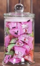 Clear Glass ~ Apothecary Jar w/Lid ~ 3.86&quot; Dia. x 6.89&quot; Tall ~ Storage C... - $35.00