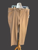 OLD NAVY LADIES REGULAR PIXIE STYLE KHAKI FLAT FRONT POCKETED PANTS NEW ... - £22.99 GBP