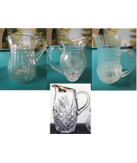 CRYSTAL PITCHERS, MARQUIS WATERFORD, BACCARAT, CRYSTAL D&#39;ARQUES BLOCK -P... - $86.64 CAD+