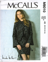 McCall&#39;s M8010 Misses 6 to 14 Lined Jacket and Skirt Uncut Sewing Pattern - $16.61