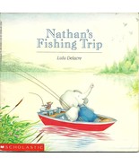 Nathan&#39;s Fishing Trip by Lulu Delacre 1988 Softcover Book - £1.57 GBP