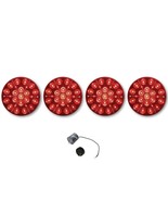 75-82 Chevy Corvette Red LED Tail Light Lamp Lens &amp; Flasher 1975 1976-19... - $167.95