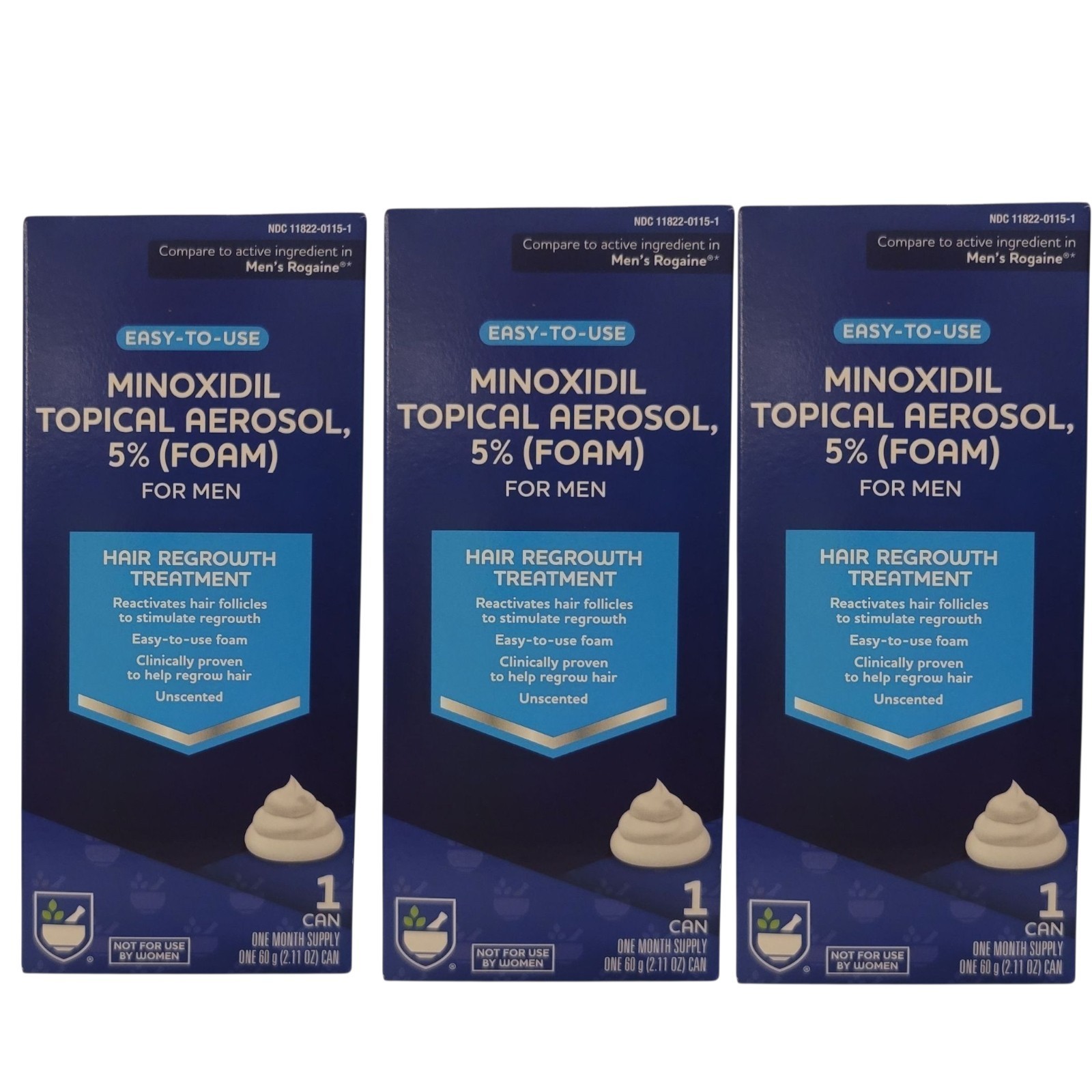 RITE AID MINOXIDIL 5% TOPICAL FOAM FOR MEN 2.11 OZ 3 Month Supply EXP 04... - $24.95 RITE AID MINOXIDIL 5% TOPICAL FOAM FOR MEN 2.11 OZ 3 Month Supply EXP 04... - $24.95