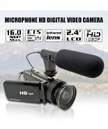 1pc DV100 HD 1080P Digital Video Camera, External Microphone Camera 16 M... - $62.59