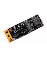 GM Air Conditioning Refrigerant Warning Label 84167718 17-20 GMC CHEVY C... - €41,94 EUR