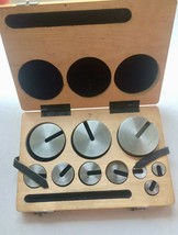 Vintage set of weights in original wooden box, laboratory weights scale ... - $68.00
