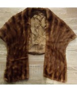 Vintage 1950s Mink Wrap Joseph sekan Chicago Autumn Haze  - €102,30 EUR
