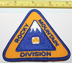 Girl Guides Rocky Mountain Division BC Canada Badge Label Patch - £9.03 GBP