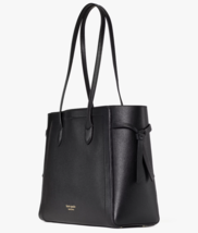 Kate Spade Knott Large Tote Black Leather Bag Purse PXR00451 NWT $298 Retail - £111.38 GBP