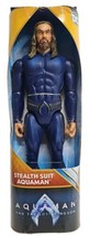 DC Comics Aquaman and the Lost Kingdom Stealth Suit Aquaman 12&quot; Action F... - $10.88