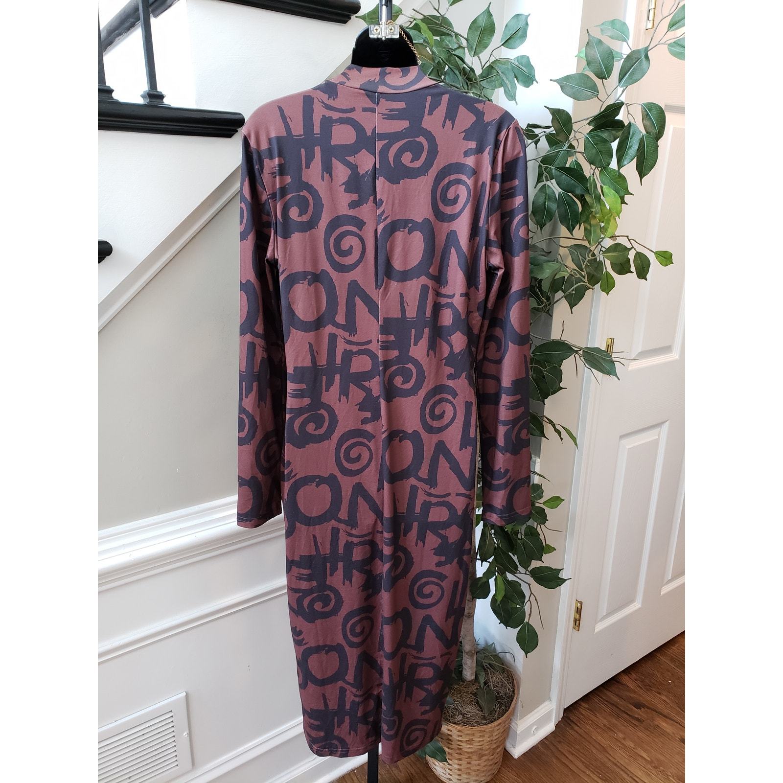 SHEIN SXY Fit & Flare Dress Womens XL Brown and similar items