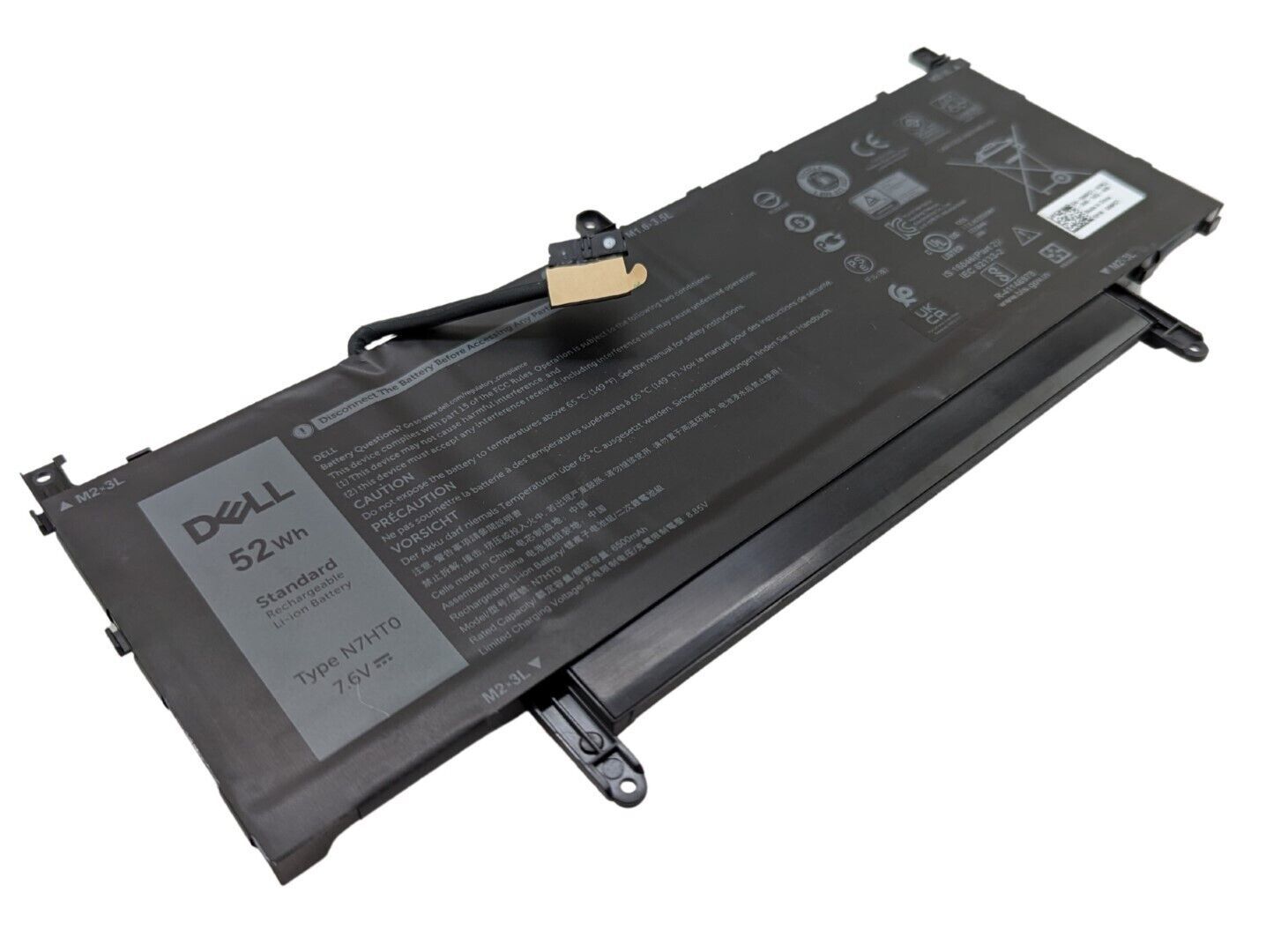 NEW GENUINE Dell Latitude 9510 52Wh 4-cell Laptop Battery - N7HT0 0N7HT0 PKW00 - $79.99