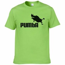2016 funny tee cute t shirts homme Pumba men casual short sleeves cotton tops - £9.72 GBP