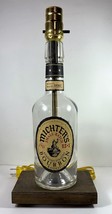 Mitcher&#39;s Kentucky Bourbon Whiskey Liquor Bottle TABLE LAMP LIGHT w Wood... - £40.56 GBP