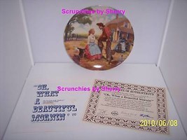 Oklahoma Plate Collector Beautiful Morning Plate Bradford Exchange Retired - £31.42 GBP
