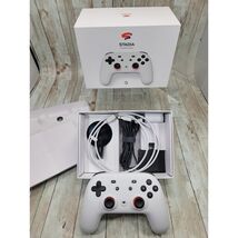 Google Stadia Premiere Edition Controller Chromecast Ultra Bundle White - $34.97