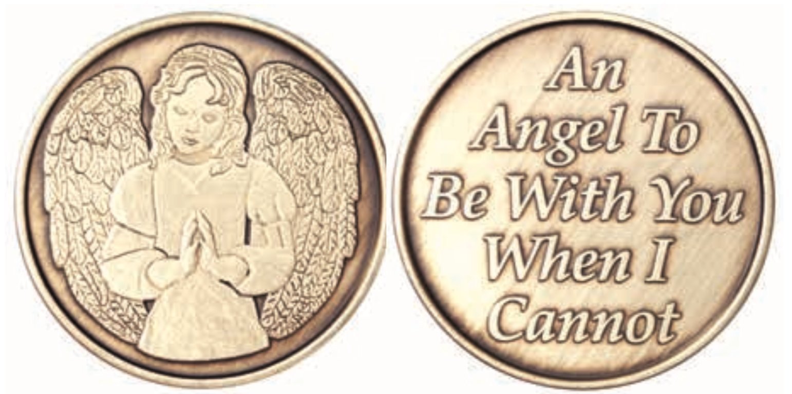 Bulk Lot of 25 Praying Guardian Angel To Be With You When I Cannot Bronze AA ...