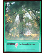 Original Poster Germany Hesse Tree Nature Sunlight - £42.99 GBP