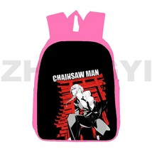 12/16 Inch Japan Cartoon Chainsaw Man Backpack Teenagers Girl Boys School Bag Bo - £65.51 GBP
