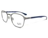 Ray-Ban Eyeglasses Frames RB6357 2878 Silver Blue Round Square Small 48-... - $74.37