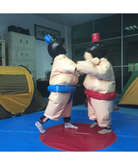 Sumo Suit Wrestling KIDS SET 2 Suits Set Helmets Gloves 1 Floor Mat/4 Co... - £684.93 GBP