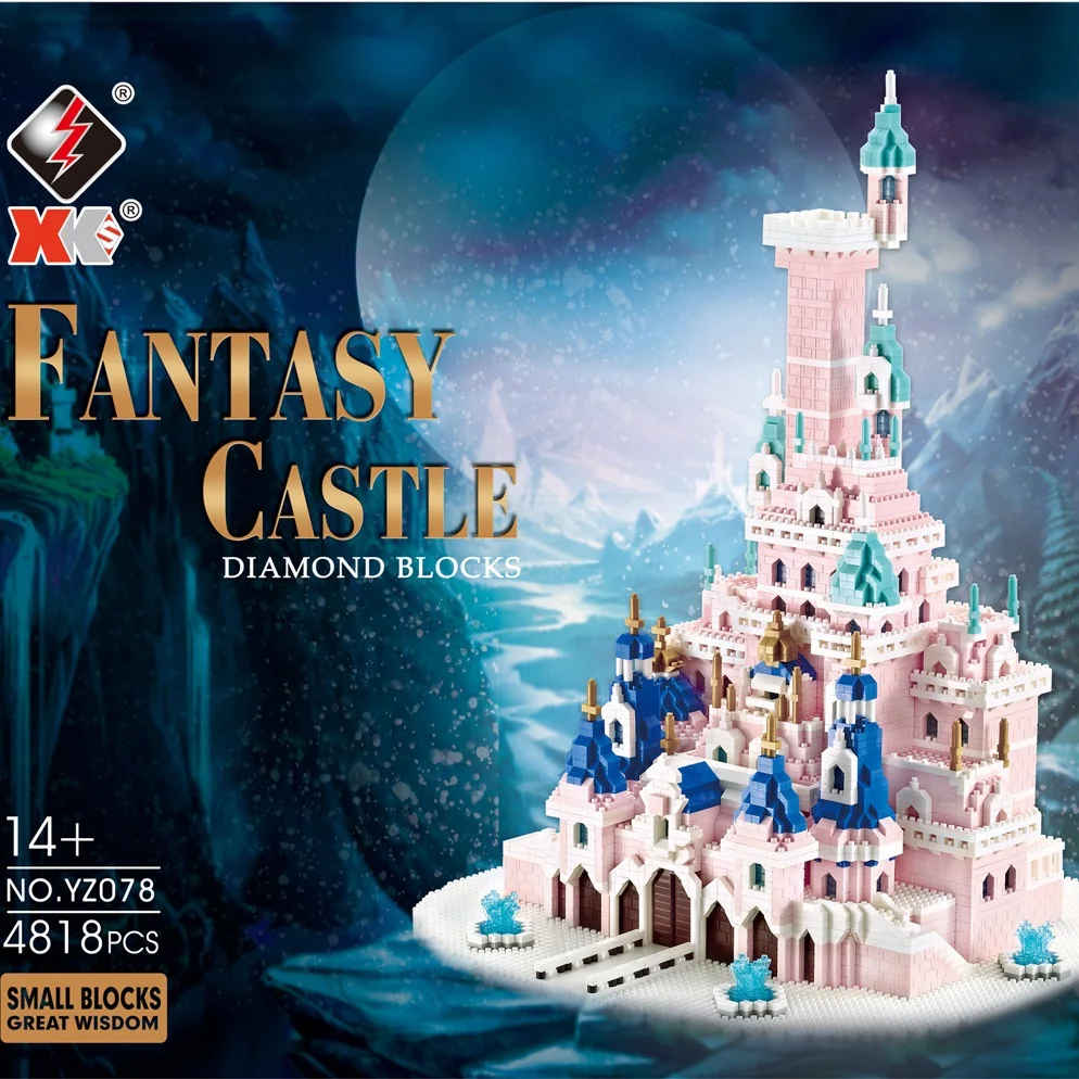 YZ Mini Beautiful Fairy Tale Castle Architecture Building Blocks Toy Bricks Ki - £85.73 GBP