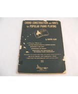 CHORD CONSTRUCTION and HINTS for POPULAR PIANO PLAYING by MARVIN KAHN--V... - $52.98 MXN