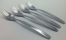 Oxford Hall Stainless Flatware Forks Set of 4 Fork Modern Contemporary S... - $9.55