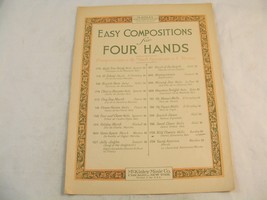 McKinley - Easy Compositions for Four Hands Vintage Sheet Music - £1.51 GBP