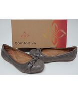 Comfortiva Maloree Size US 8 M Women&#39;s Distressed Suede Slip-On Flat Sho... - $50.20 CAD