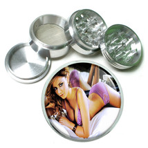 Australian Bikini Model Pin Up D4 Aluminum Herb Grinder 2.5&quot; 63mm 4 Piec... - £13.41 GBP
