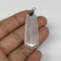 1pc, 4-9g, 1.6&quot; Selenite Pendant Point Drop Shape Polished from Morocco - £3.50 GBP