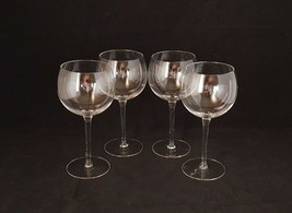 Seneca GOURMET Vintage Wine Glasses Goblets (4) Elegant Glass - $34.64
