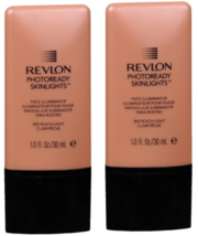 (2 Pack) - Revlon PhotoReady Skinlights Face Illuminator, Peach Light 300  - £25.90 GBP