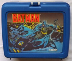 1991 Batman Thermos Lunchbox with thermos - £35.87 GBP