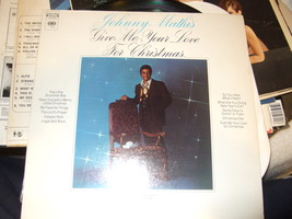 Johnny Mathis - Give Me Your Love For Christmas - LP Record  - $4.95